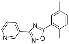 3-[5-(2,5-DIMETHYLPHENYL)-1,2,4-OXADIAZOL-3-YL]PYRIDINE 结构式