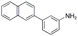 3-NAPHTHALEN-2-YL-PHENYLAMINE 结构式