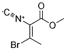 METHYL-2-ISOCYANO-3-BROMO-3-METHYLACROLEATE (CIS) 结构式