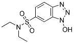 3-HYDROXY-3H-BENZOTRIAZOLE-5-SULFONIC ACID DIETHYLAMIDE 结构式