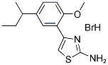 4-(5-SEC-BUTYL-2-METHOXYPHENYL)-1,3-THIAZOL-2-AMINE HYDROBROMIDE 结构式