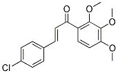 4-CHLORO-2',3',4'-TRIMETHOXYCHALCONE 结构式