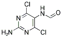 N-(2-氨基-4,6-二氯-5-嘧啶基)甲酰胺 结构式
