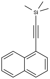 TRIMETHYLNAPHTHALEN-1-YLETHYNYLSILANE 结构式