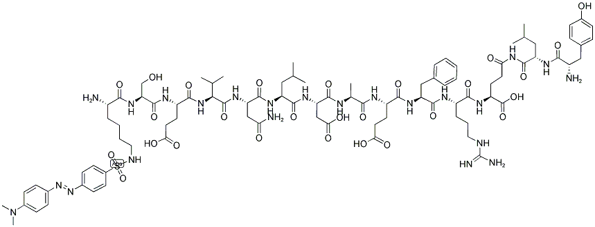 BETA-SECRETASE SUBSTRATE VI, FLUOROGENIC 结构式