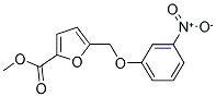 5-((3-硝基苯氧基)甲基)呋喃-2-羧酸甲酯 结构式