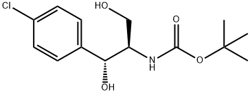 BOC-D-THREO-3-(4-CHLOROPHENYL)SERINOL 结构式