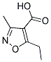 5-ETHYL-3-METHYL-ISOXAZOLE-4-CARBOXYLIC ACID 结构式