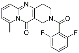 2-(2,6-DIFLUOROBENZOYL)-9-METHYL-1,2,3,4-TETRAHYDRO-11H-DIPYRIDO[1,2-A:4',3'-D]PYRIMIDIN-11-ONE 结构式