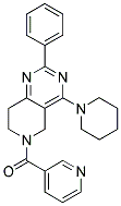 (2-PHENYL-4-PIPERIDIN-1-YL-7,8-DIHYDRO-5H-PYRIDO[4,3-D]PYRIMIDIN-6-YL)-PYRIDIN-3-YL-METHANONE 结构式