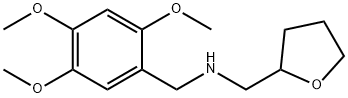(TETRAHYDRO-FURAN-2-YLMETHYL)-(2,4,5-TRIMETHOXY-BENZYL)-AMINE 结构式