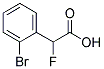 2-(2-溴苯基)-2-氟乙酸 结构式