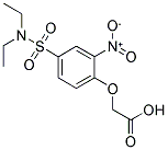 [4-[(DIETHYLAMINO)SULFONYL]-2-NITROPHENOXY]ACETIC ACID 结构式