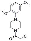 2-CHLORO-1-[4-(2,5-DIMETHOXY-PHENYL)-PIPERAZIN-1-YL]-ETHANONE 结构式