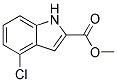 4-CHLORO-1H-INDOLE-2-CARBOXYLIC ACID METHYL ESTER 结构式
