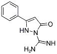 5-OXO-3-PHENYL-2,5-DIHYDRO-1H-PYRAZOLE-1-CARBOXIMIDAMIDE 结构式