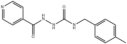 4-((4-METHYLPHENYL)METHYL)-1-(4-PYRIDYLCARBONYL)SEMICARBAZIDE 结构式