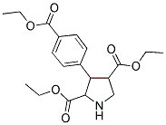DIETHYL 3-(4-ETHOXYCARBONYLPHENYL)-2,4-PYRROLIDINEDICARBOXYLATE 结构式