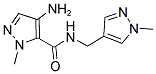 4-AMINO-2-METHYL-2 H-PYRAZOLE-3-CARBOXYLIC ACID (1-METHYL-1 H-PYRAZOL-4-YLMETHYL)-AMIDE 结构式