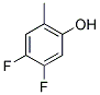 4,5-DIFLUORO-2-METHYLPHENOL 结构式