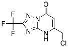 5-CHLOROMETHYL-2-TRIFLUOROMETHYL-4H-[1,2,4]TRIAZOLO[1,5-A]PYRIMIDIN-7-ONE 结构式