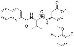 Q-VAL-ASP(OME)-DIFLUOROPHENOXYMETHYLKETONE 结构式