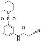 2-CYANO-N-[3-(PIPERIDINE-1-SULFONYL)-PHENYL]-ACETAMIDE 结构式