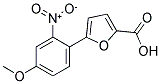 5-(4-METHOXY-2-NITROPHENYL)-2-FUROIC ACID 结构式