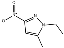 1-乙基-5-甲基-3-硝基吡唑 结构式