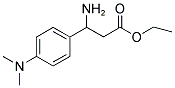 3-AMINO-3-(4-DIMETHYLAMINO-PHENYL)-PROPIONIC ACID ETHYL ESTER 结构式
