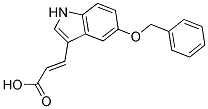 3-(5-BENZYLOXY-1H-INDOL-3-YL)-ACRYLIC ACID 结构式