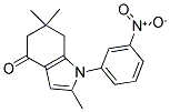 2,6,6-Trimethyl-1-(3-nitrophenyl)-5,6,7-trihydroindol-4-one 结构式