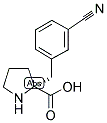 ALPHA-(3-CYANOBENZYL)-(R)-PROLINE 结构式