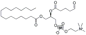 1-PALMITOYL-2-(5'-OXO-VALEROYL)-SN-GLYCERO-3-PHOSPHOCHOLINE;POVPC 结构式