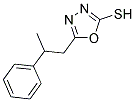 5-(2-PHENYL-PROPYL)-[1,3,4]OXADIAZOLE-2-THIOL 结构式