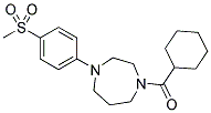 CYCLOHEXYL-[4-(4-METHANESULFONYL-PHENYL)-[1,4]DIAZEPAN-1-YL]-METHANONE 结构式
