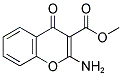 2-AMINO-4-OXO-4H-CHROMENE-3-CARBOXYLIC ACID METHYL ESTER 结构式