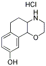 (-)-3,4,4a,5,6,10b-Hexahydro-2H-naphtho[1,2-b][1,4]oxazin-9-ol, Hydrochloride 结构式