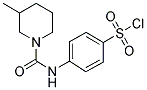 4-[(3-Methyl-piperidine-1-carbonyl)-amino]-benzenesulfonyl chloride 结构式