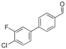 4'-CHLORO-3'-FLUORO[1,1'-BIPHENYL]-4-CARBALDEHYDE 结构式