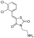 3-(2-AMINO-ETHYL)-5-(2,3-DICHLORO-BENZYLIDENE)-THIAZOLIDINE-2,4-DIONE 结构式