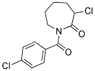 3-CHLORO-1-(4-CHLOROBENZOYL)AZEPAN-2-ONE 结构式