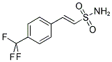 2-(4-TRIFLUOROMETHYL PHENYL)-ETHENESULFONYL ACID AMIDE 结构式