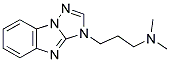 N,N-DIMETHYL-N-[3-(3H-[1,2,4]TRIAZOLO[1,5-A]BENZIMIDAZOL-3-YL)PROPYL]AMINE 结构式