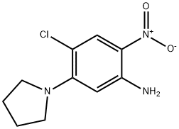 4-CHLORO-2-NITRO-5-(1-PYRROLIDINYL)ANILINE 结构式