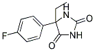 5-ETHYL-5-(4-FLUORO-PHENYL)-IMIDAZOLIDINE-2,4-DIONE 结构式