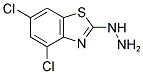 4,6-DICHLORO-2-HYDRAZINO-1,3-BENZOTHIAZOLE 结构式