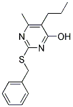 2-(BENZYLTHIO)-6-METHYL-5-PROPYLPYRIMIDIN-4-OL 结构式