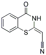 (2Z)-(4-OXO-3,4-DIHYDRO-2H-1,3-BENZOTHIAZIN-2-YLIDENE)ACETONITRILE 结构式