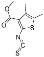 METHYL 2-ISOTHIOCYANATO-4,5-DIMETHYLTHIOPHENE-3-CARBOXYLATE 结构式